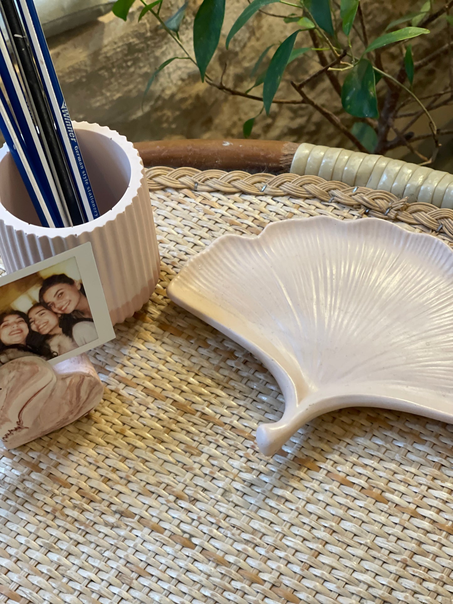 The ginkgo leaf set.