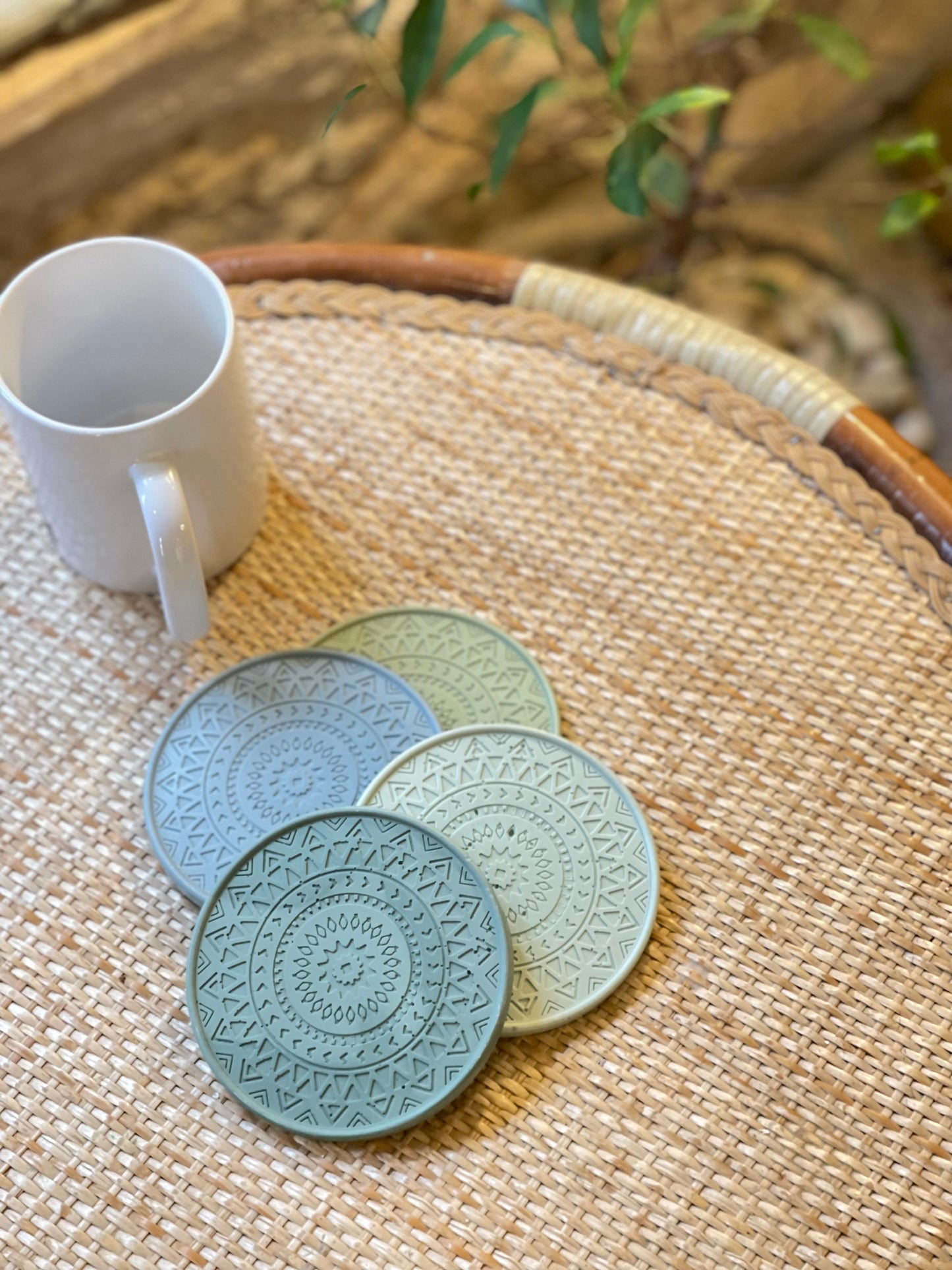 4 Coasters set.